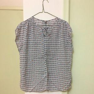 Esprit Bohemian Tie Front Tunic No Sleeves